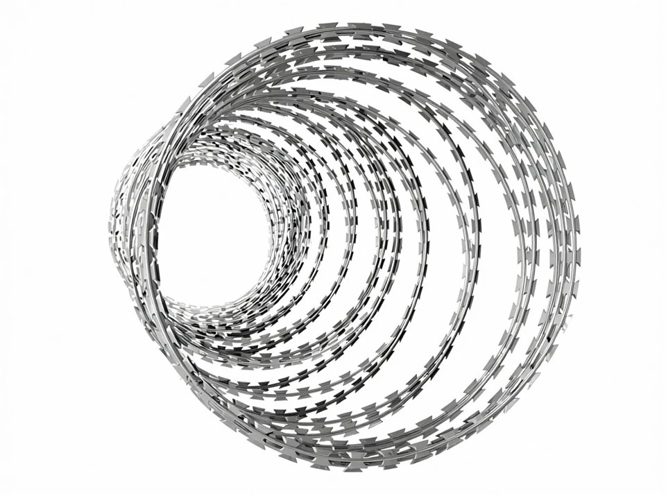 Galvanized Razor Barbed Wire