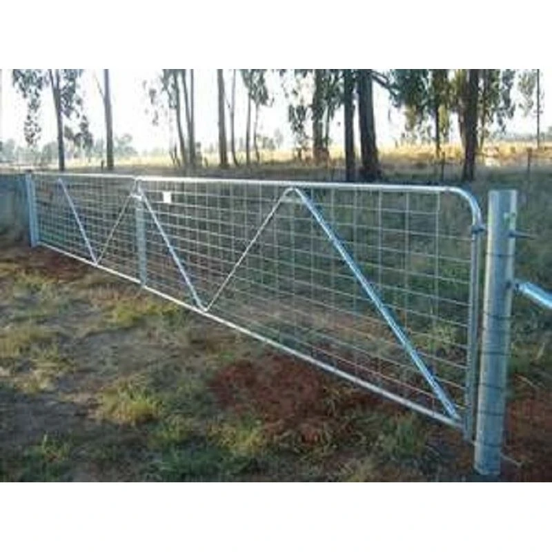 Green PVC Coated N Style Garden Gate