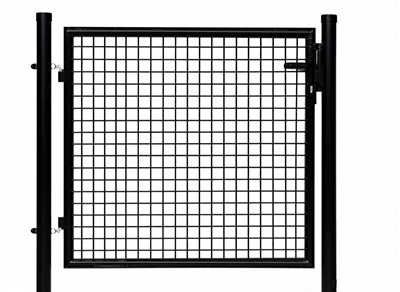 Black UV-resistant PVC Coated I Style Yard Gate