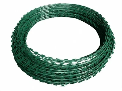 PVC Coated Razor Fence Wire